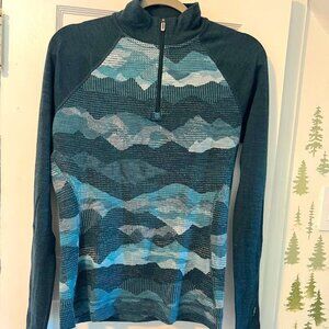 Smartwool Classic Thermal Merino Base Layer 1/4 Zip (Women's M)